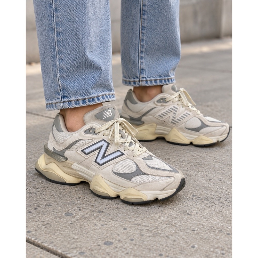 New Balance 9060 Sea Salt Concrete U9060ECA Men 8 Women 9.5 Y2K Sneakers